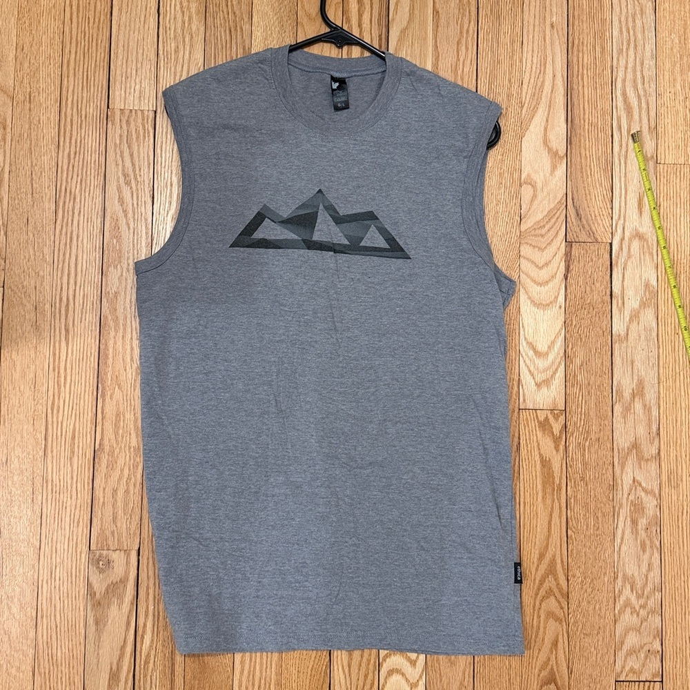 Ethica Gray Mountain Graphic Tank Top